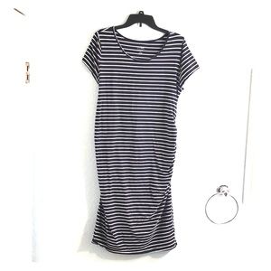 Side Ruched Maternity Dress